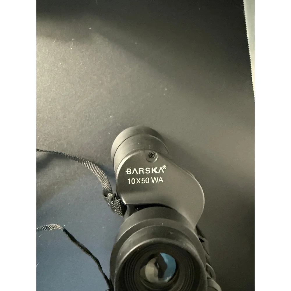 BARSKA 10x50 WA Binoculars Wide Angle Fully Coated Optics‎ 367ft/1000YDS Black